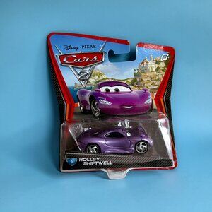 Disney Pixar Cars 2 Movie Holley Shiftwell #5 1:55 Diecast Car Mattel 2010 New